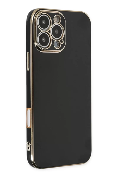 Apple iPhone 16 Pro Kılıf Volet Silikon - Siyah