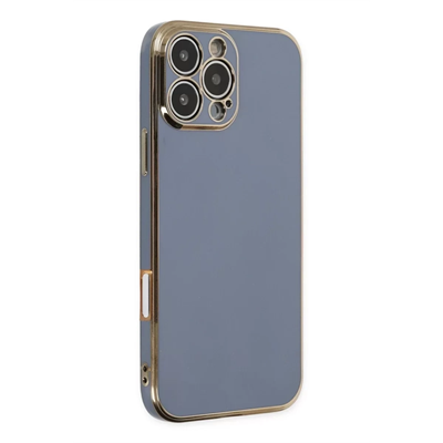 Apple iPhone 16 Pro Kılıf Volet Silikon - Mavi