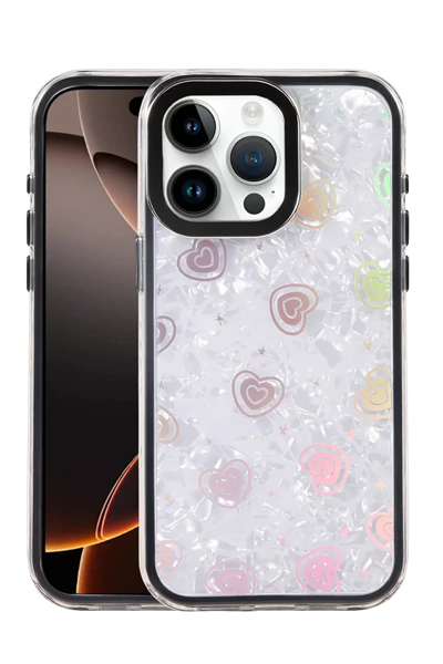 Apple iPhone 16 Pro Lumi Desenli Kapak - Siyah