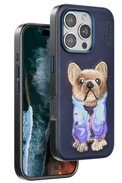 Apple iPhone 16 Pro Max Cute Desenli Kapak - Lacivert