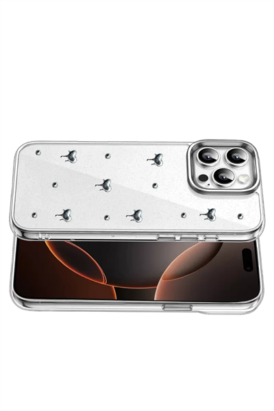 Apple iPhone 16 Pro Max Fiyonk Desenli Kapak - Desen 1