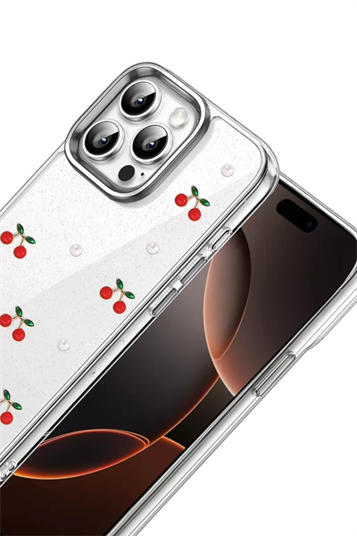 Apple iPhone 16 Pro Max Fiyonk Desenli Kapak - Desen 9