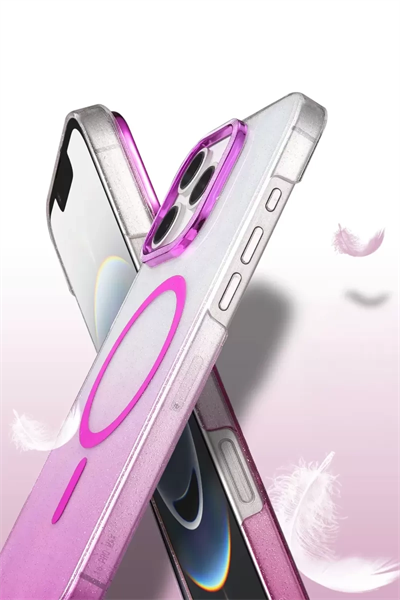 Apple iPhone 16 Pro Max Glossy Magsafe Kapak - Mor