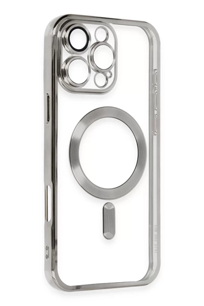Apple iPhone 16 Pro Max Kılıf Kross Magneticsafe Kapak - Titan Gri