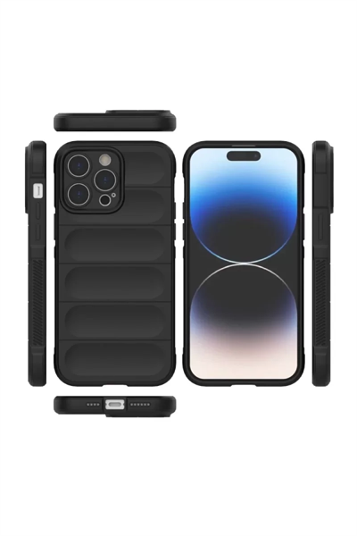 Apple iPhone 16 Pro Max Kılıf Optimum Silikon - Siyah