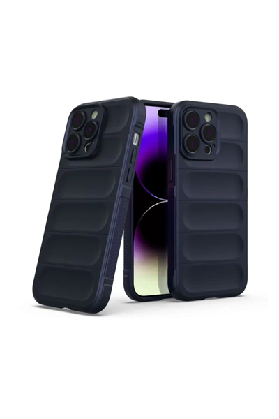Apple iPhone 16 Pro Max Kılıf Optimum Silikon - Lacivert