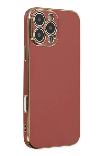 Apple iPhone 16 Pro Max Kılıf Volet Silikon - Kırmızı