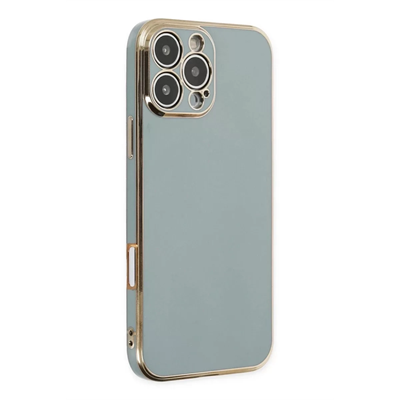 Apple iPhone 16 Pro Max Kılıf Volet Silikon - Açık Yeşil