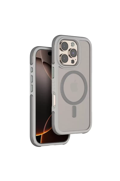 Apple iPhone 16 Pro Max Orbit Magsafe Kapak - Titan Gri
