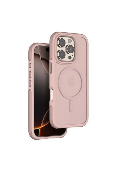 Apple iPhone 16 Pro Max Orbit Magsafe Kapak - Rose Gold