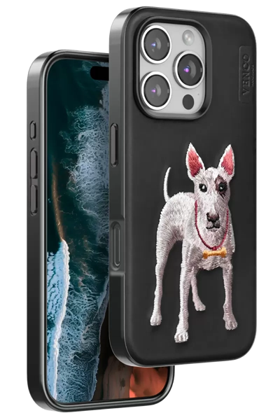 Apple iPhone 16 Pro Max Perma Desenli Kapak - Siyah