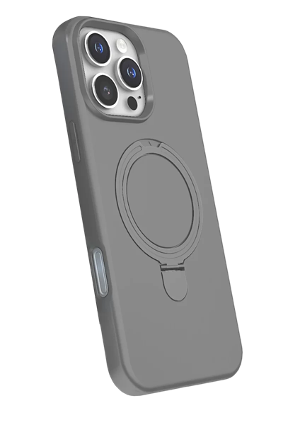 Apple iPhone 16 Pro Max Regal Magsafe Standlı Kapak - Titan Gri