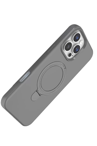 Apple iPhone 16 Pro Max Regal Magsafe Standlı Kapak - Titan Gri