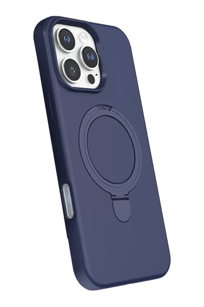 Apple iPhone 16 Pro Max Regal Magsafe Standlı Kapak - Lacivert