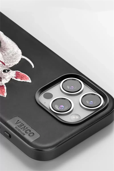 Apple iPhone 16 Pro Perma Desenli Kapak - Lacivert