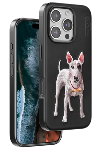Apple iPhone 16 Pro Perma Desenli Kapak - Siyah