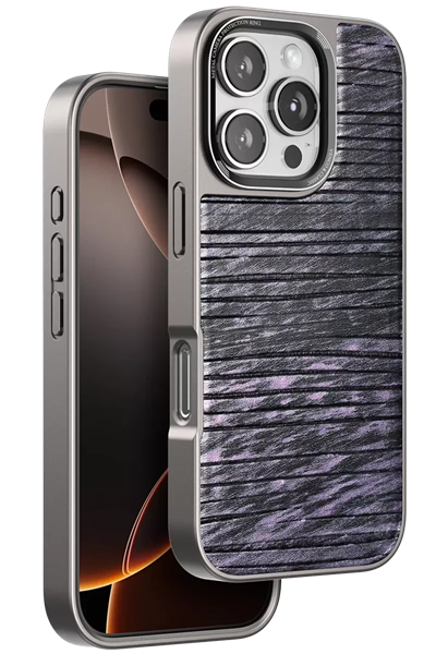 Apple iPhone 16 Pro Wave Kapak - Derin Mor