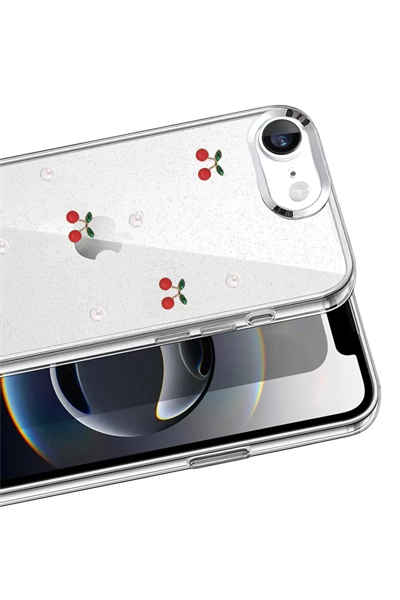 Apple iPhone 16E Fiyonk Desenli Kapak - Desen 9