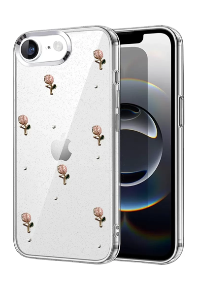 Apple iPhone 16E Fiyonk Desenli Kapak - Desen 6