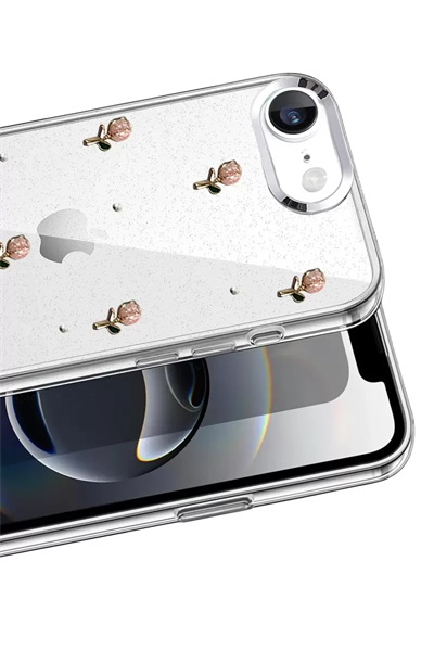 Apple iPhone 16E Fiyonk Desenli Kapak - Desen 6