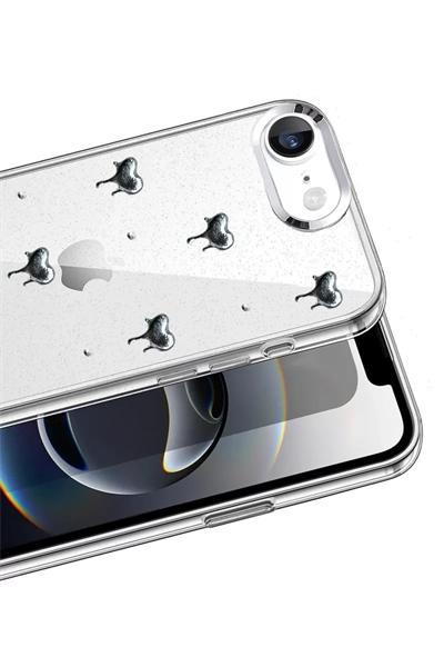 Apple iPhone 16E Fiyonk Desenli Kapak - Desen 1