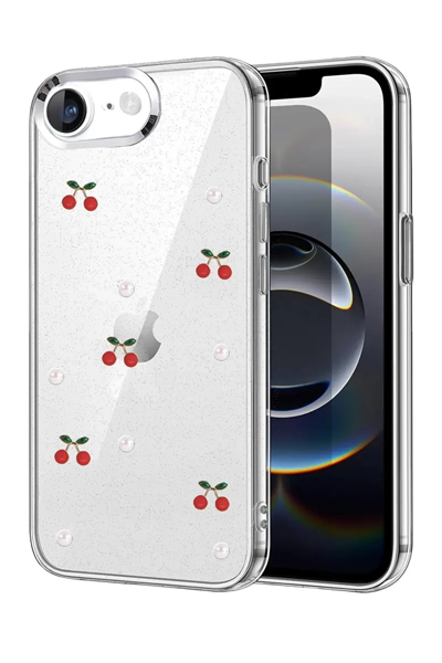 Apple iPhone 16E Fiyonk Desenli Kapak - Desen 9
