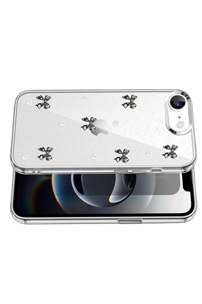 Apple iPhone 16E Fiyonk Desenli Kapak - Desen 8