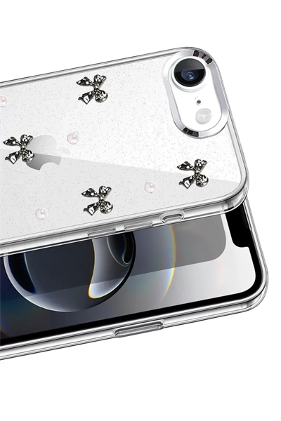 Apple iPhone 16E Fiyonk Desenli Kapak - Desen 8