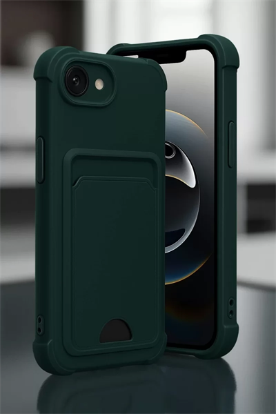 Apple iPhone 16E Kelvin Kartvizitli Silikon - Lila