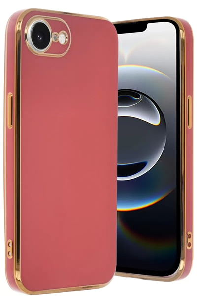 Apple iPhone 16E Kılıf Volet Silikon - Kırmızı