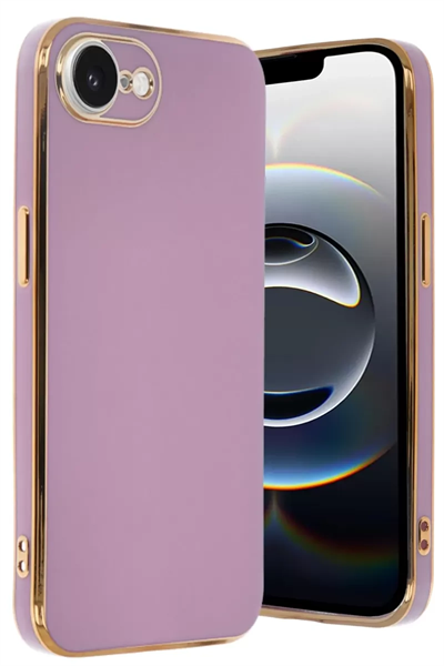 Apple iPhone 16E Kılıf Volet Silikon - Mor