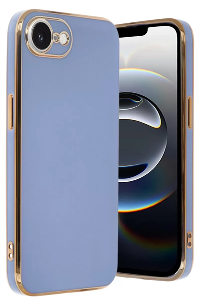 Apple iPhone 16E Kılıf Volet Silikon - Mavi
