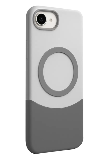 Apple iPhone 16E Velar Magsafe Kapak - Natural Grey