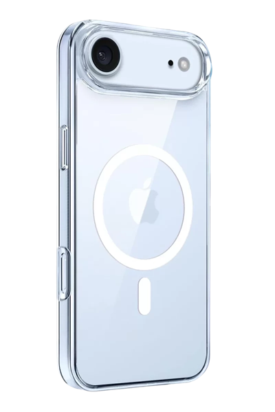Apple iPhone 17 Air Combo Sert Şeffaf Magsafe Kapak - Şeffaf