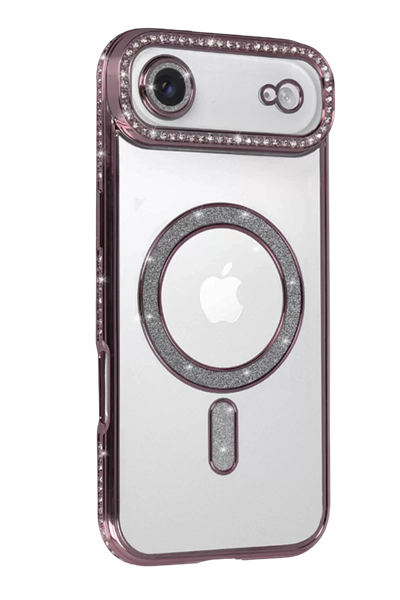 Apple iPhone 17 Air Joke Simli Magneticsafe Kılıf - Pembe