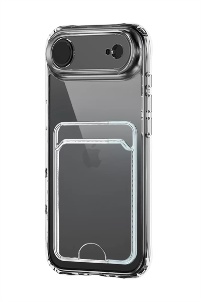 Apple iPhone 17 Air Kart Şeffaf Silikon - Şeffaf