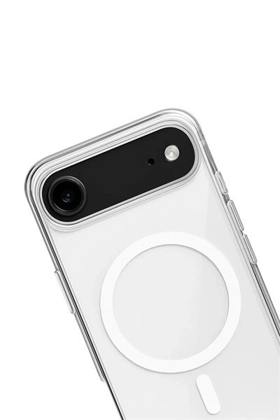 Apple iPhone 17 Air Kılıf Magneticsafe Şeffaf Silikon - Şeffaf