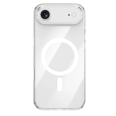 Apple iPhone 17 Air Kılıf Pc Real Magsafe Kapak - Şeffaf