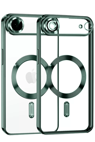 Apple iPhone 17 Air Kross Magneticsafe Kapak - Koyu Yeşil