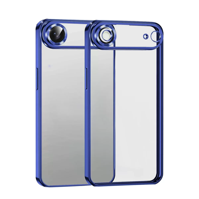 Apple iPhone 17 Air Lensli Silikon - Lacivert