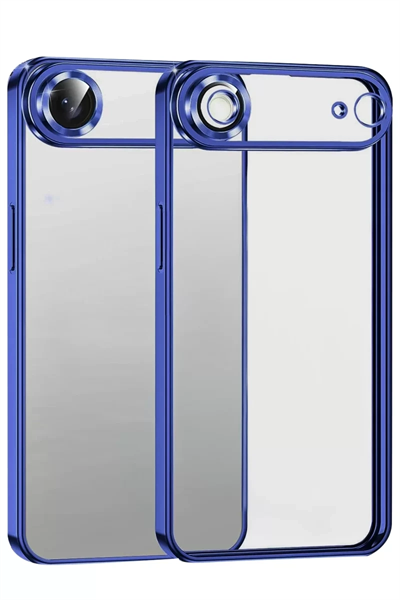 Apple iPhone 17 Air Lensli Silikon - Lacivert
