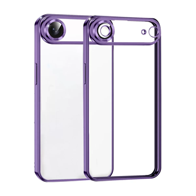 Apple iPhone 17 Air Lensli Silikon - Mor