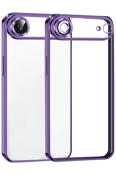 Apple iPhone 17 Air Lensli Silikon - Mor