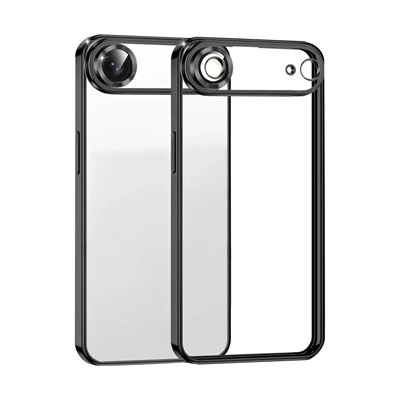 Apple iPhone 17 Air Lensli Silikon - Siyah