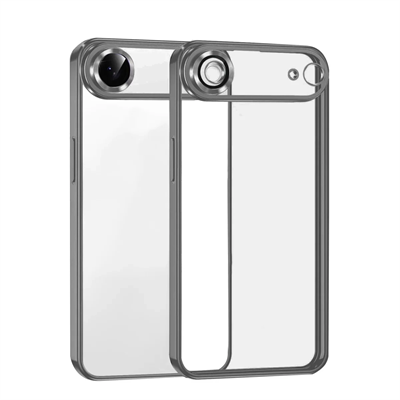 Apple iPhone 17 Air Lensli Silikon - Titan Gri