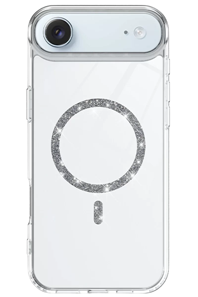 Apple iPhone 17 Air Live Diamond Magsafe Kapak - Şeffaf