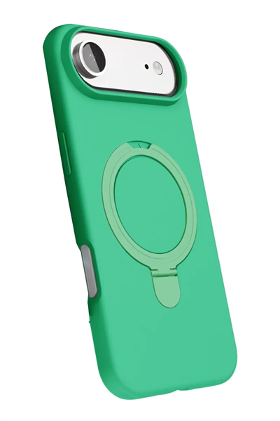 Apple iPhone 17 Air Regal Magsafe Standlı Kapak - Yeşil