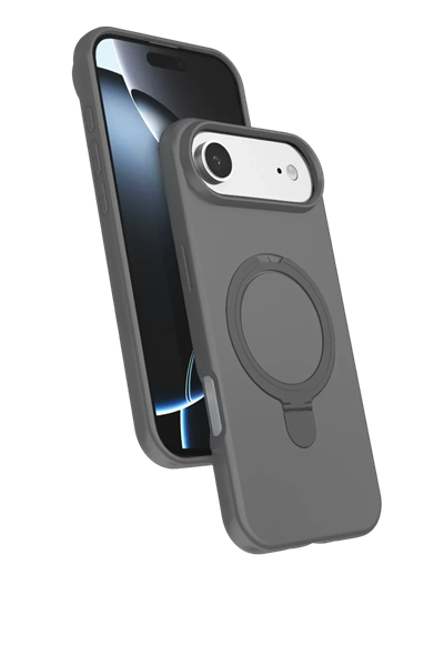 Apple iPhone 17 Air Regal Magsafe Standlı Kapak - Titan Gri