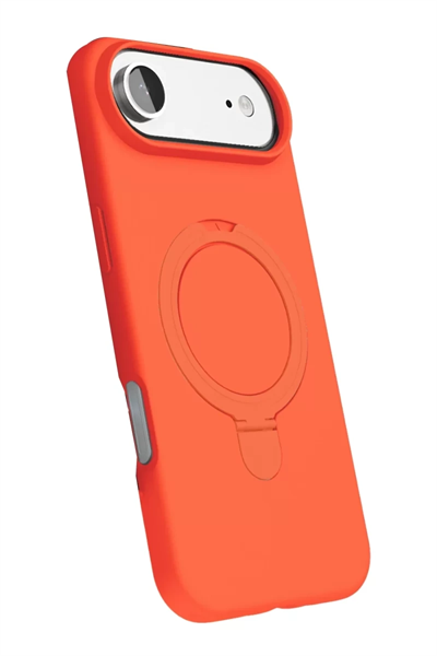 Apple iPhone 17 Air Regal Magsafe Standlı Kapak - Turuncu