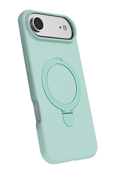 Apple iPhone 17 Air Regal Magsafe Standlı Kapak - Su Yeşili